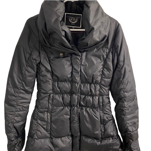 RW&CO. - Black Down Filled Coat - Size X-Small - Picture 1 of 6